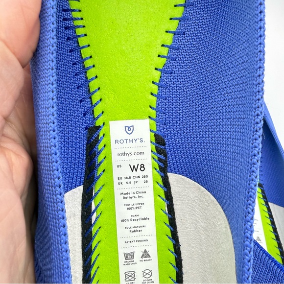 Rothy's Blue Flats “Cornflower Blue” - Picture 13 of 16